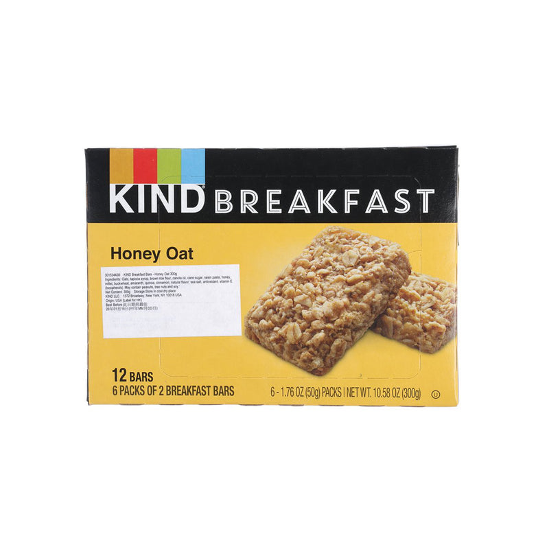 KIND Breakfast Bars - Honey Oat  (300g)