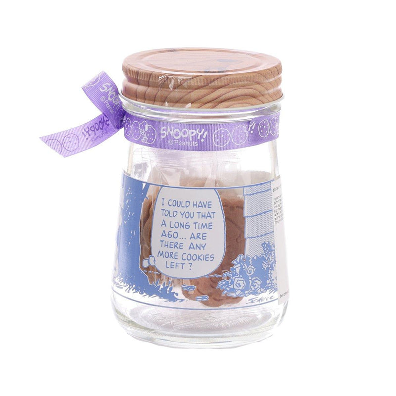WISMETTAC Snoopy Spring Glass Jar with Cookies  (25g)