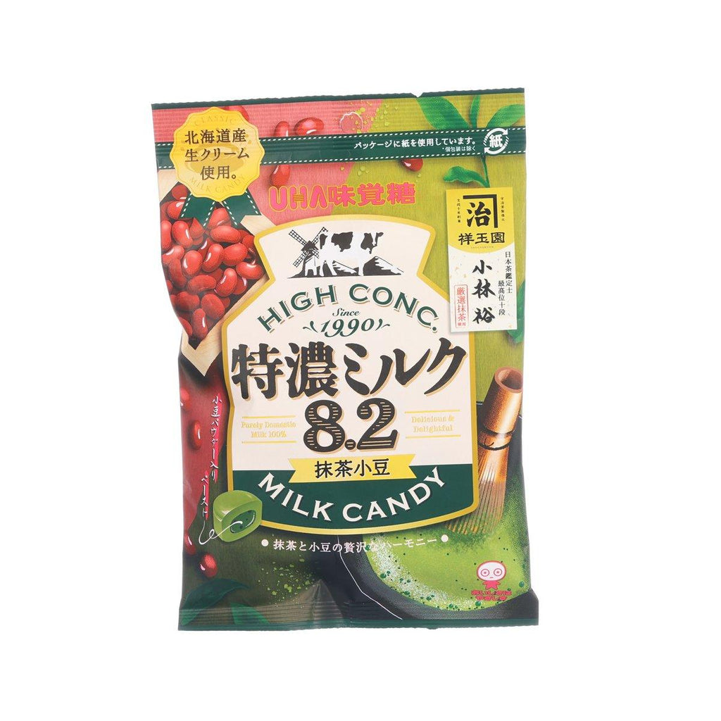 UHA MIKAKUTO Super Rich 8.2 Milk Candy - Matcha Red Bean (70g