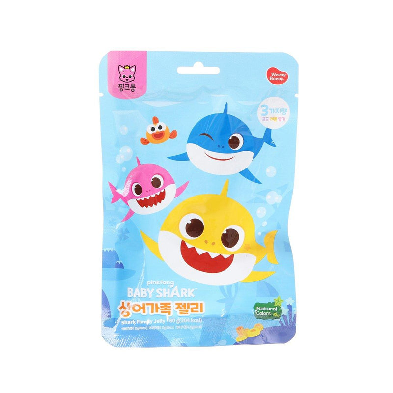 PINKFONG Baby Shark Jelly Candy - Lemon & Strawberry & Grape Flavoured  (60g)