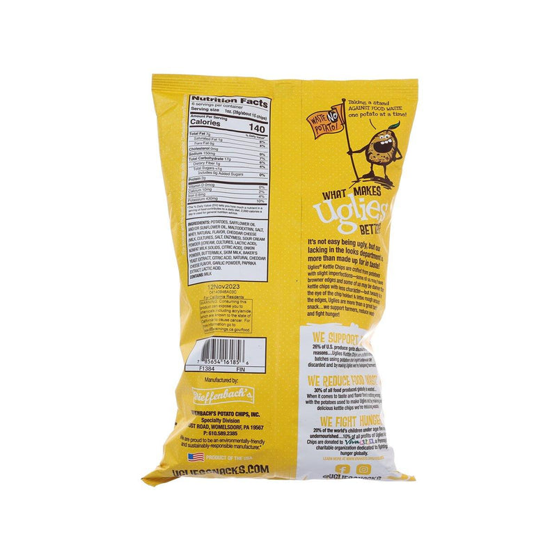 UGLIES Kettle Chips - Cheddar & Sour Cream Flavored  (170g)