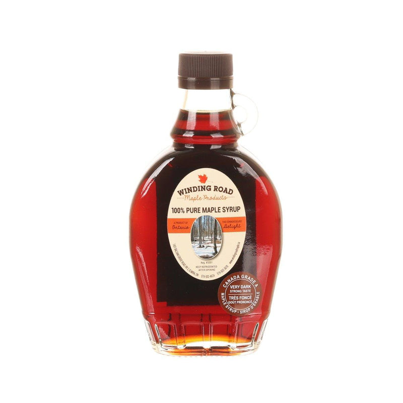 WINDING ROAD Grade A Very Dark Maple Syrup  (250mL)