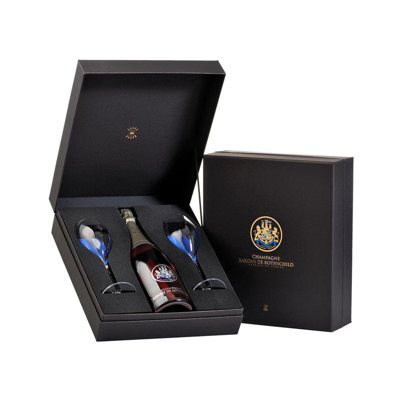 BARONS DE ROTHSCHILD Brut Rose Gift Set NV (750mL)