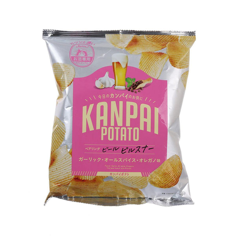 FUKAGAWA Kanpai Potato Chips - Garlic Spices Flavor (Pilsner Pairing)  (50g)