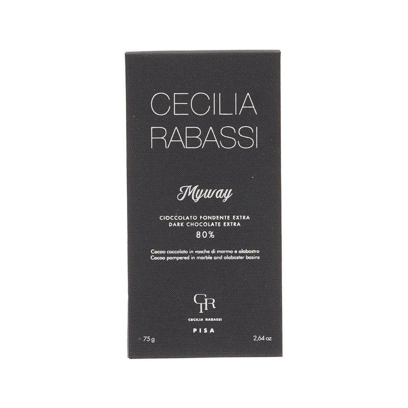 CECILIA TESSIERI RABASSI 80%特濃黑朱古力  (75g)