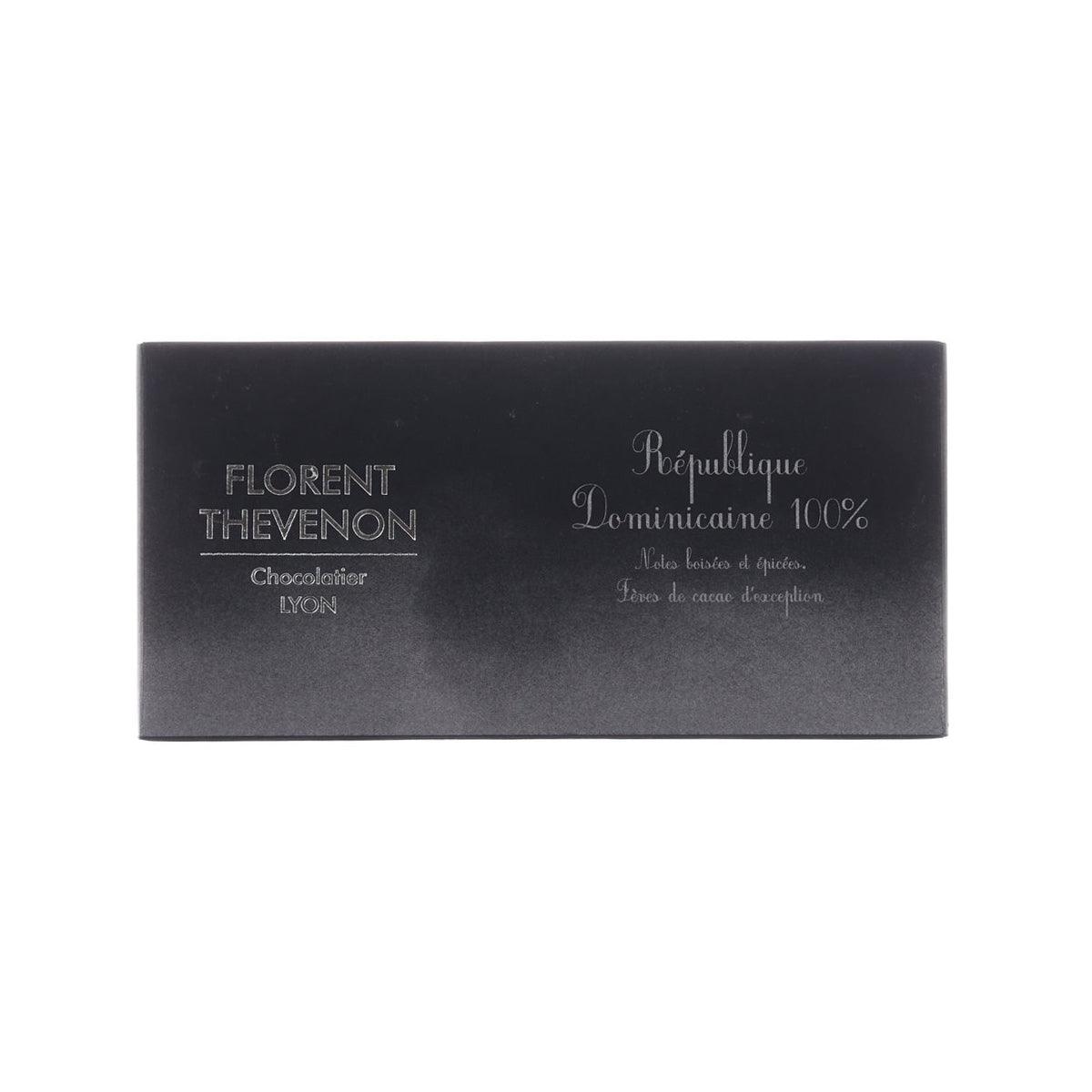 FLORENT THEVENON Single Origin Chocolate Bar - Dominican Republic 100%  (100g)
