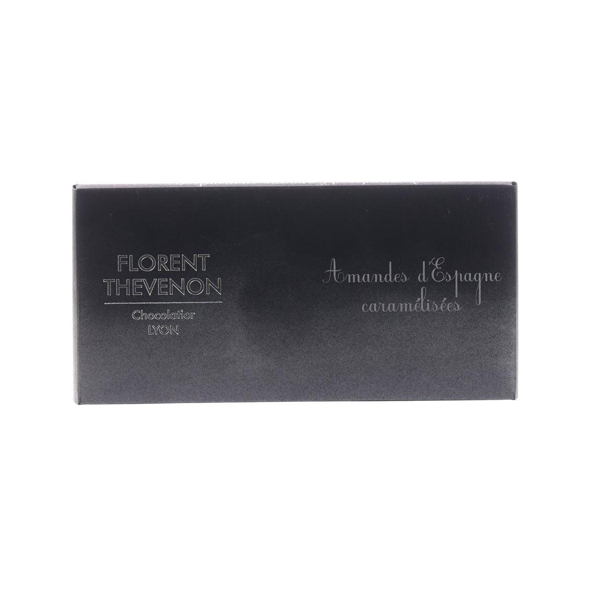 FLORENT THEVENON Gourmet Chocolate Bar - 68% Caramelized Spanish Almonds  (100g)