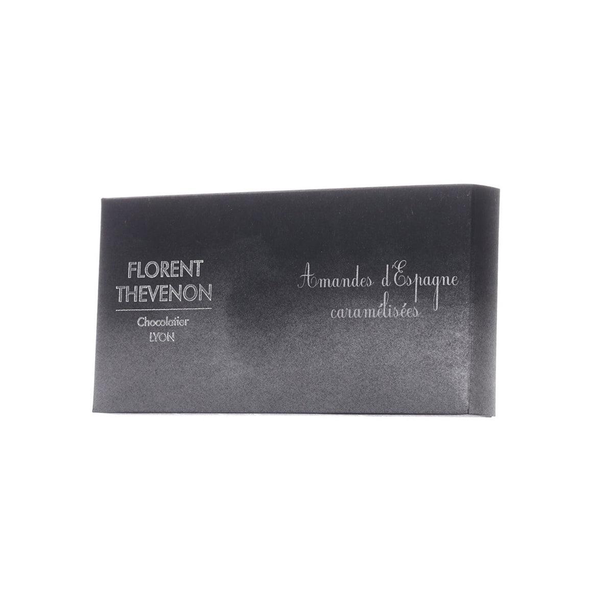 FLORENT THEVENON Gourmet Chocolate Bar - 68% Caramelized Spanish Almonds  (100g)