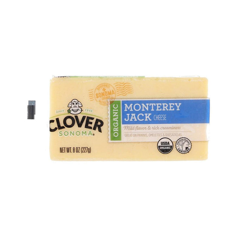 CLOVER Organic Monterey Jack Cheese Block  (227g)