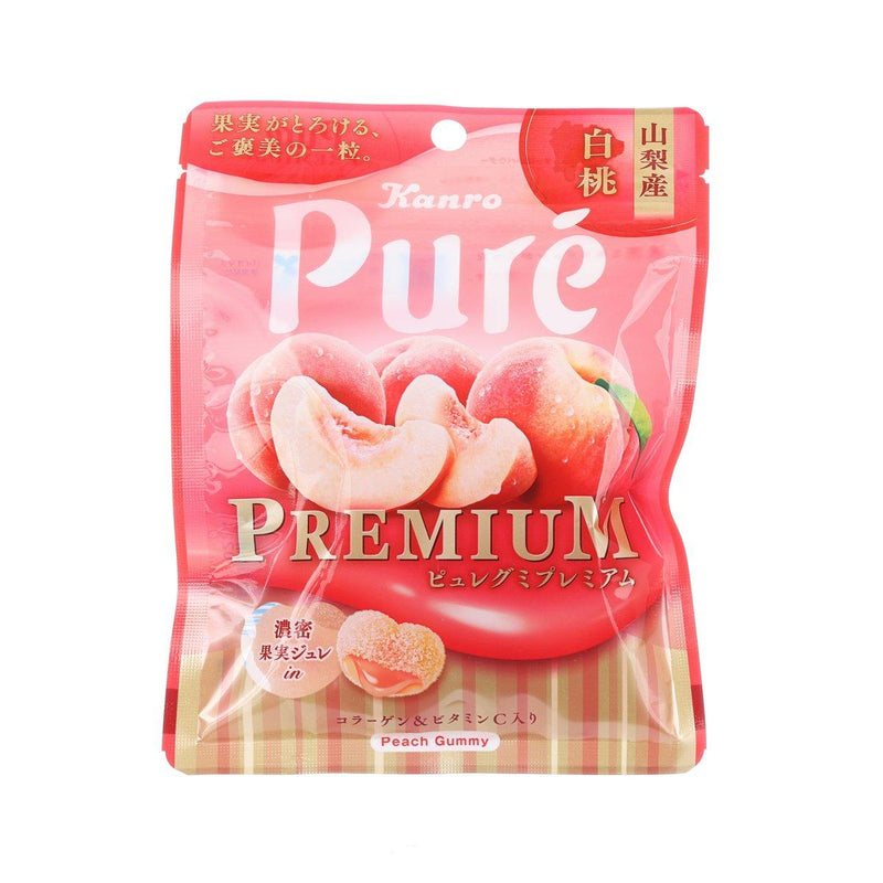 KANRO Pure Premium Gummy - Yamanashi Peach  (54g)