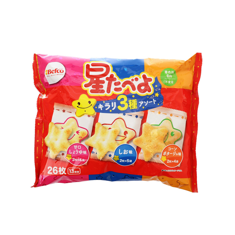 BEFCO Star Shaped Rice Cracker - Assort  (85g)