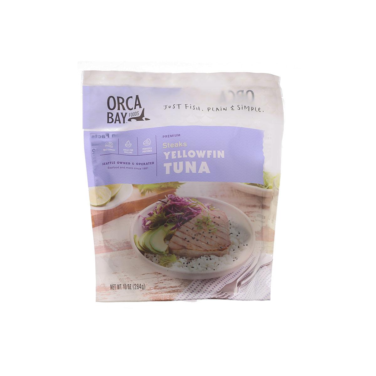 ORCA BAY FOODS USA Frozen Yellowfin Tuna Steaks  (284g)