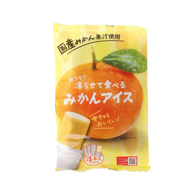 TANIOFOODS Fruit Popsicle Mix - Mikan  (4 x 70g)