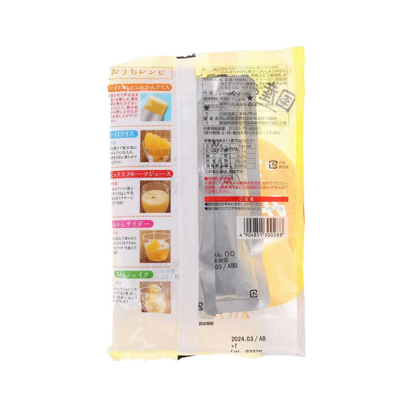 TANIOFOODS Fruit Popsicle Mix - Mikan  (4 x 70g)