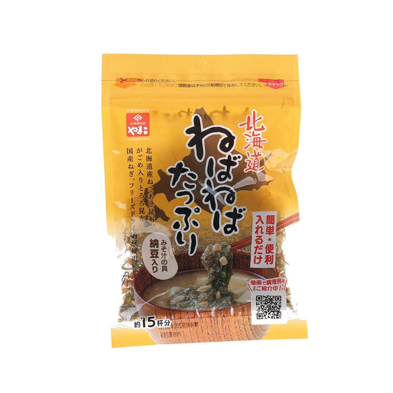 KOBAYASHISHOKUHIN Mixed Sticky Seaweed Topping with Dried Natto for Miso Soup  (28g)