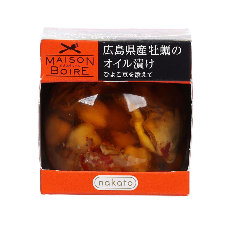 NAKATO Maison Boire 油浸廣島蠔及鷹咀豆 - 香蒜風味 (90g)