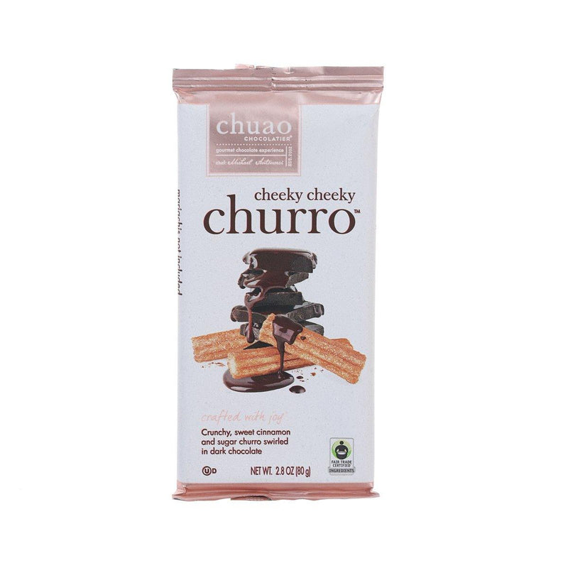 CHUAO CHOCOLATIER Dark Chocolate Bar - Cheeky Cheeky Churro™  (80g)