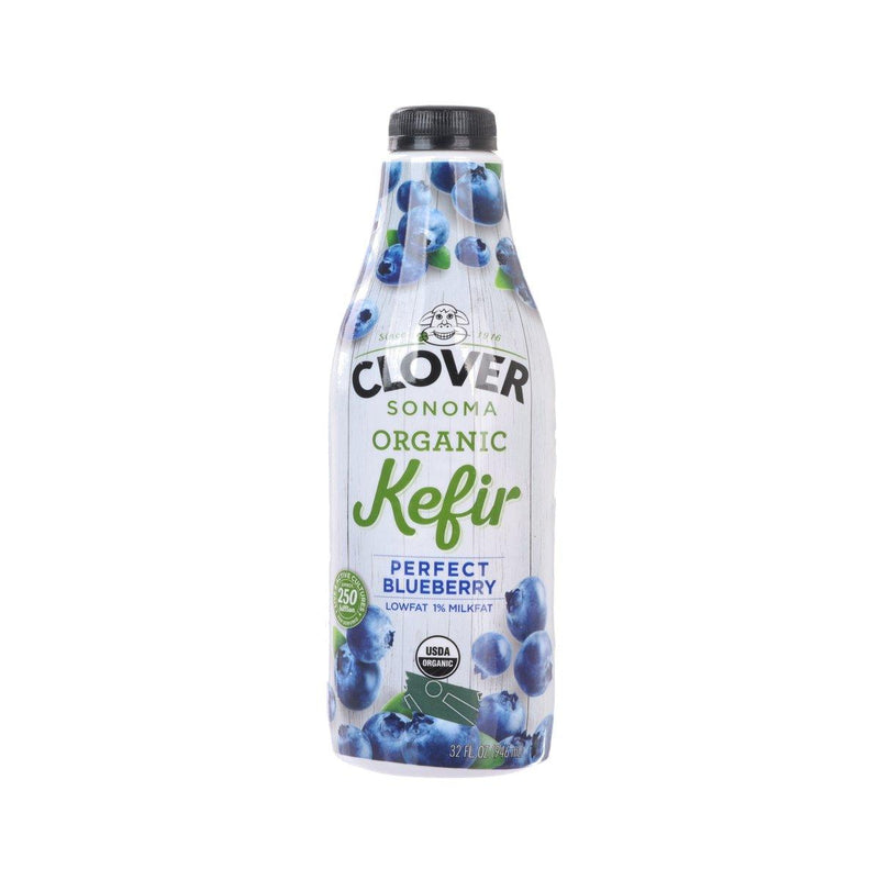 CLOVER Organic Kefir - Perfect Blueberry  (946mL)