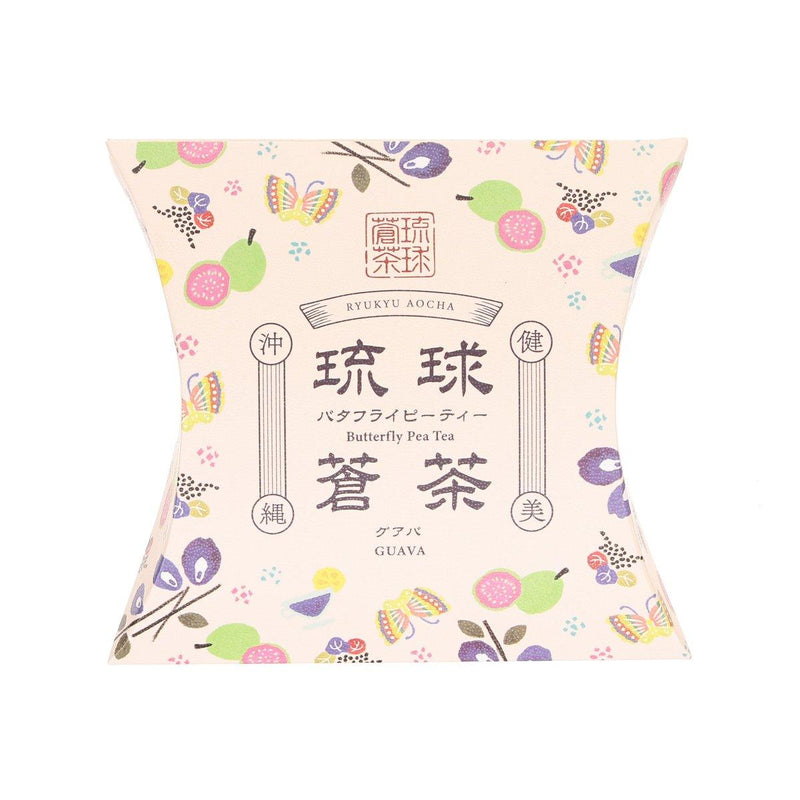 RYUKYU AOCHA Butterfly Pea Tea Bag - Guava Flavor  (4 x 1g)