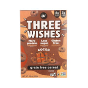 THREE WISHES Cocoa Cereal, 245g – Grain Free, Vegan