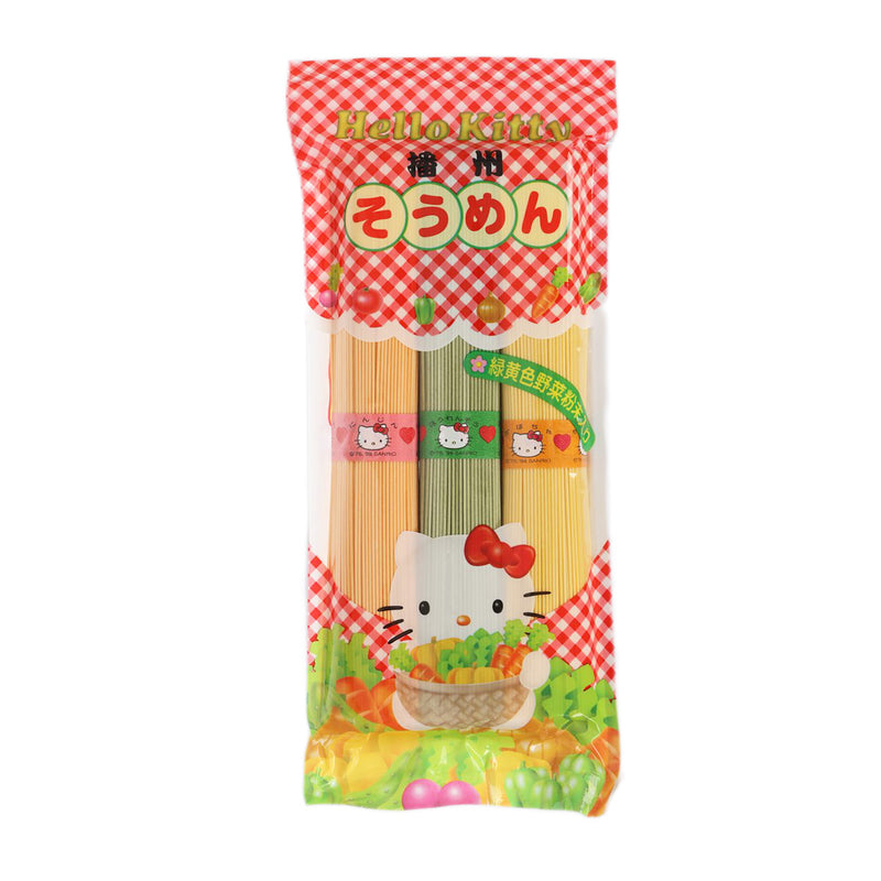 KANESU Hello Kitty Banshu 3-Color Veggie Noodles  (300g)