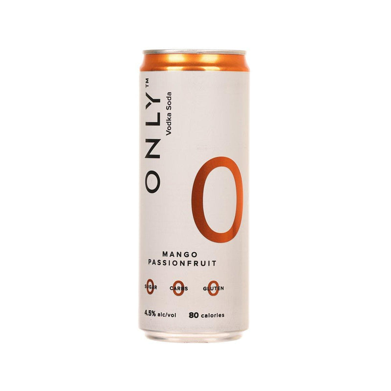 ONLY Vodka Soda - Mango Passionfruit (Alc 4.5%) [Can]  (330mL)