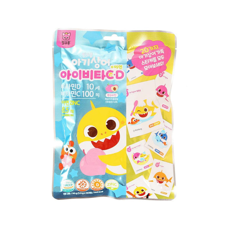 PINKFONG Baby Shark Kids Vita C&D + Zinc  (39g)