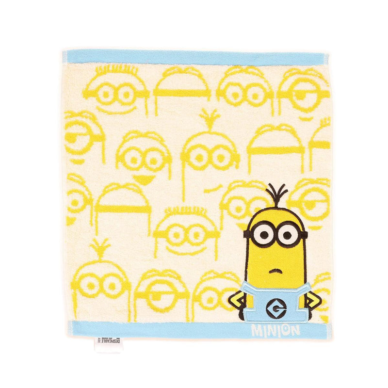 MARUSHIN Minions Yellow Pocket Wash Towel 34x36cm