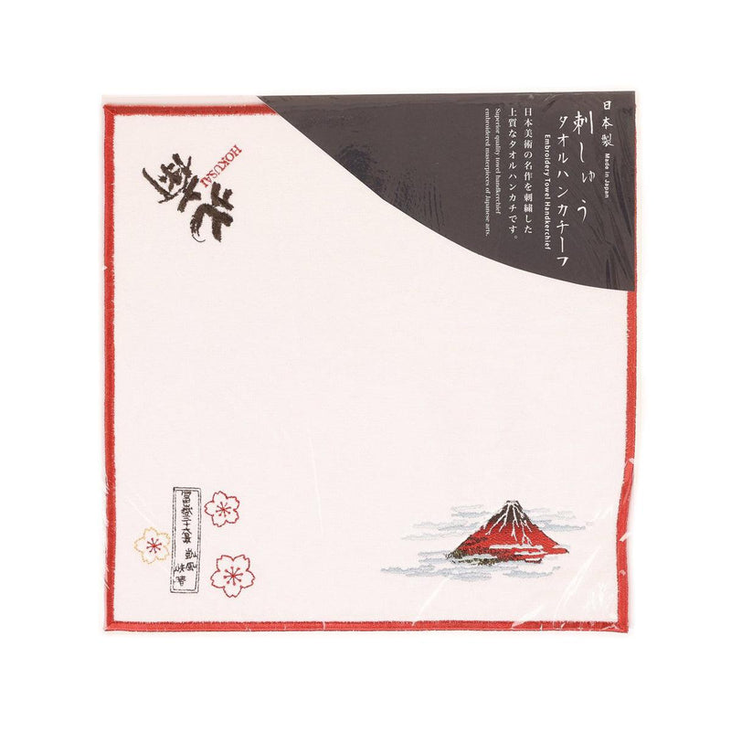 MARUSHIN Hokusai Gaifukaisei Wash Towel 32x32cm