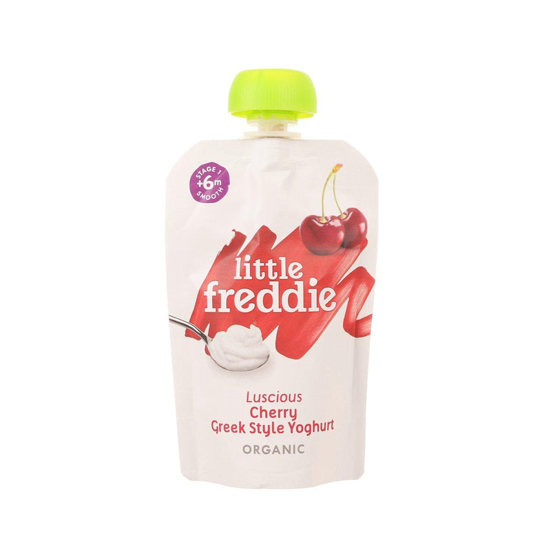 LITTLE FREDDIE Organic Luscious Cherry Greek Style Yoghurt  (100g)