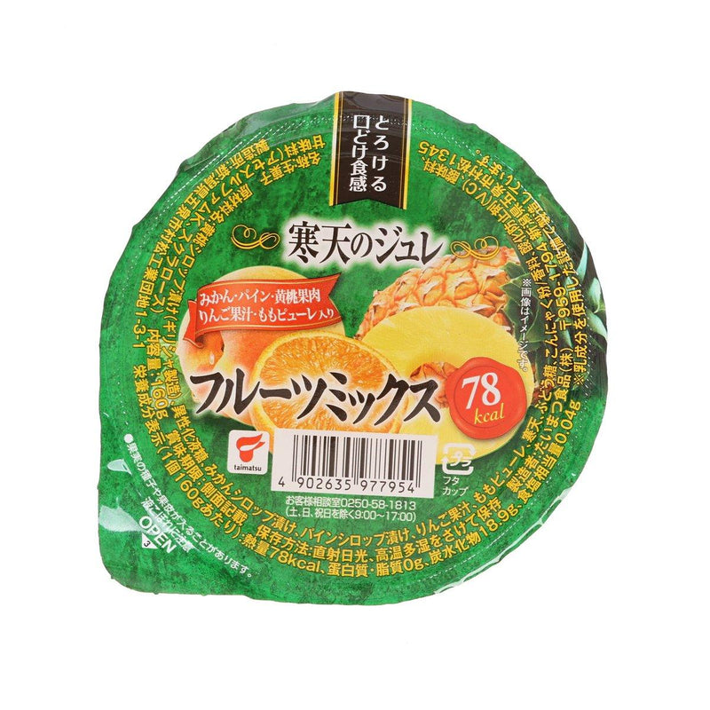 TAIMATSU Agar Jelly – Mixed Fruit Flavor  (160g)