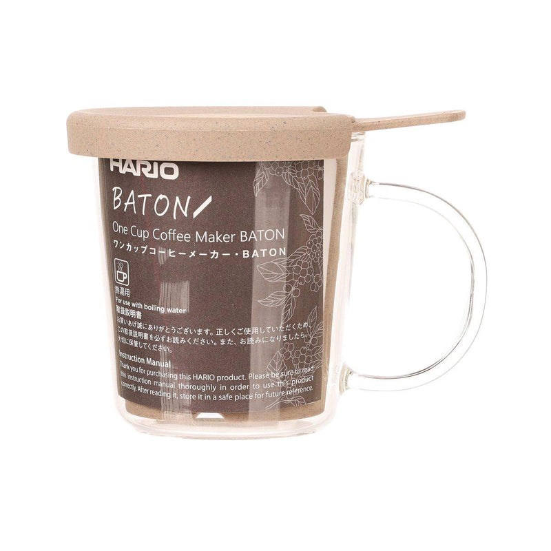 HARIO 玻璃咖啡杯連濾隔 - Baton 170mL