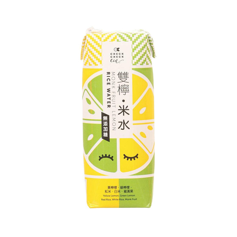 CHECKCHECKCIN Monk Fruit Lemon Rice Water  (250mL)
