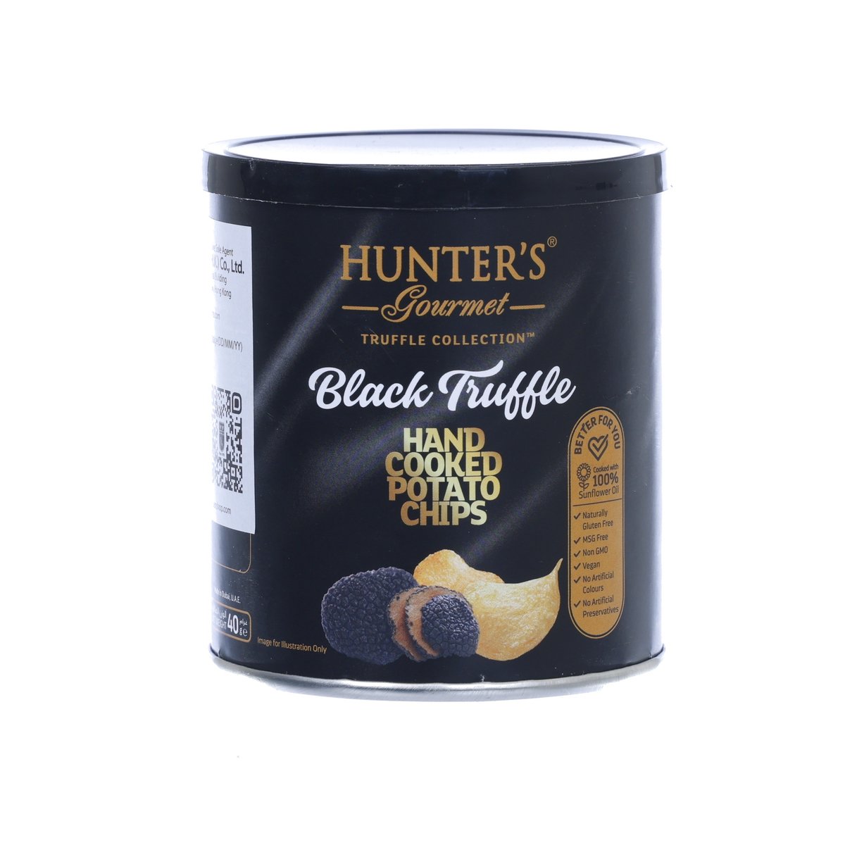 HUNTER'S GOURMET Hand Cooked Potato Chips - Black Truffle  (40g)