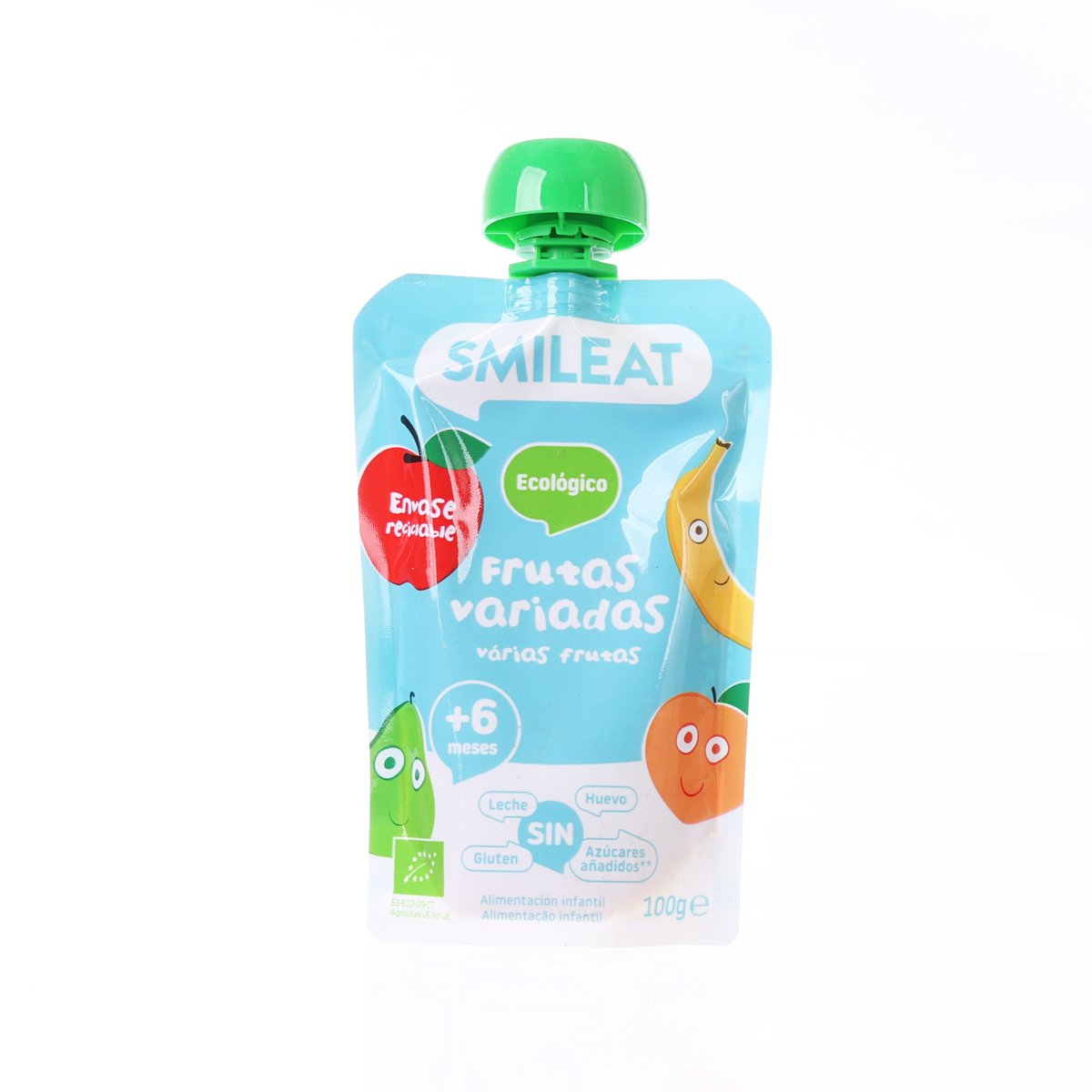 SMILEAT Organic Baby Food - Assorted Fruits  (100g)