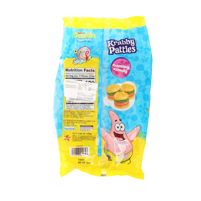 FRANKFORD 海綿寶寶美味蟹堡形狀軟糖 (360g)