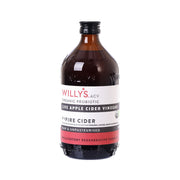 WILLY’S Organic Fire Live Apple Cider Vinegar (with Live Mother)  (500mL)
