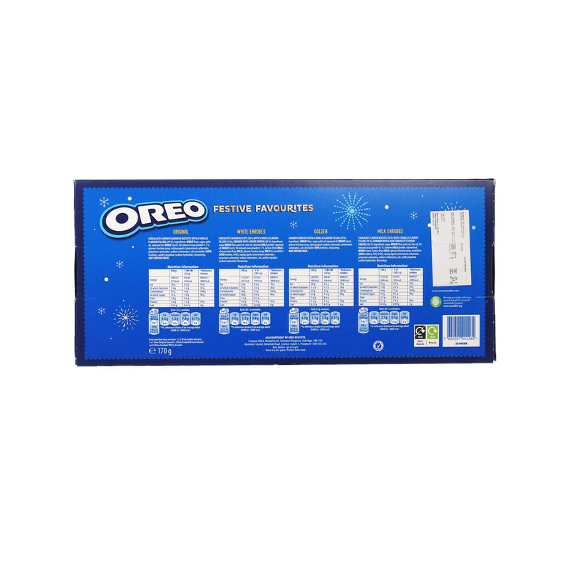OREO Festive Favourites Assorted Biscuits Selection Box  (170g)