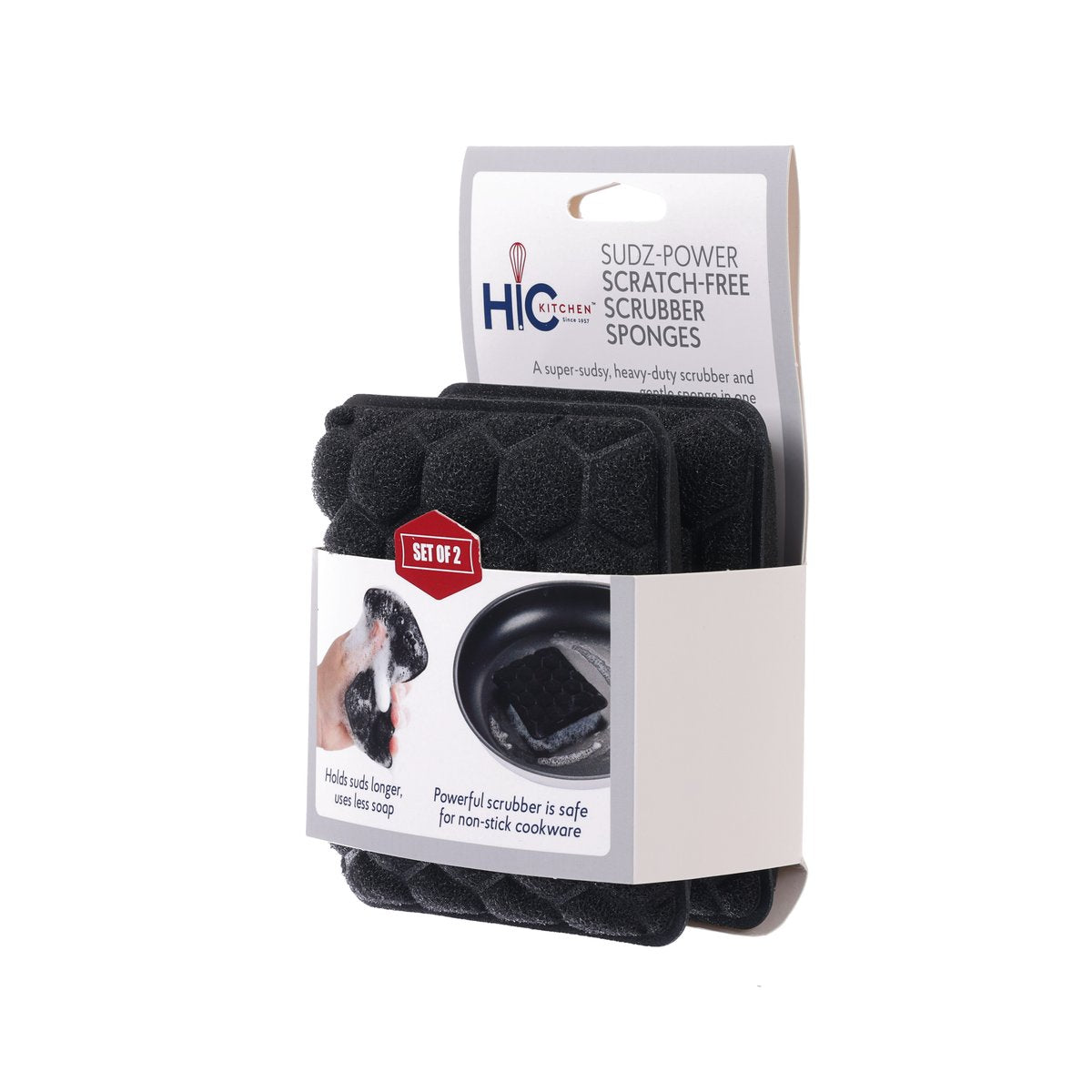 HIC Sudz Power Scrubber Sponge - Rectangular