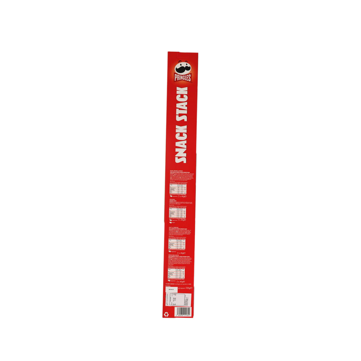 PRINGLES Match Day Crisps Snack Stand Pack  (8 x 40g)