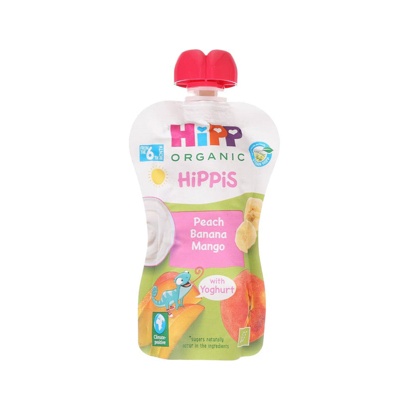 HIPP 有機乳酪蜜桃蕉芒果蓉 (100g, 100g)