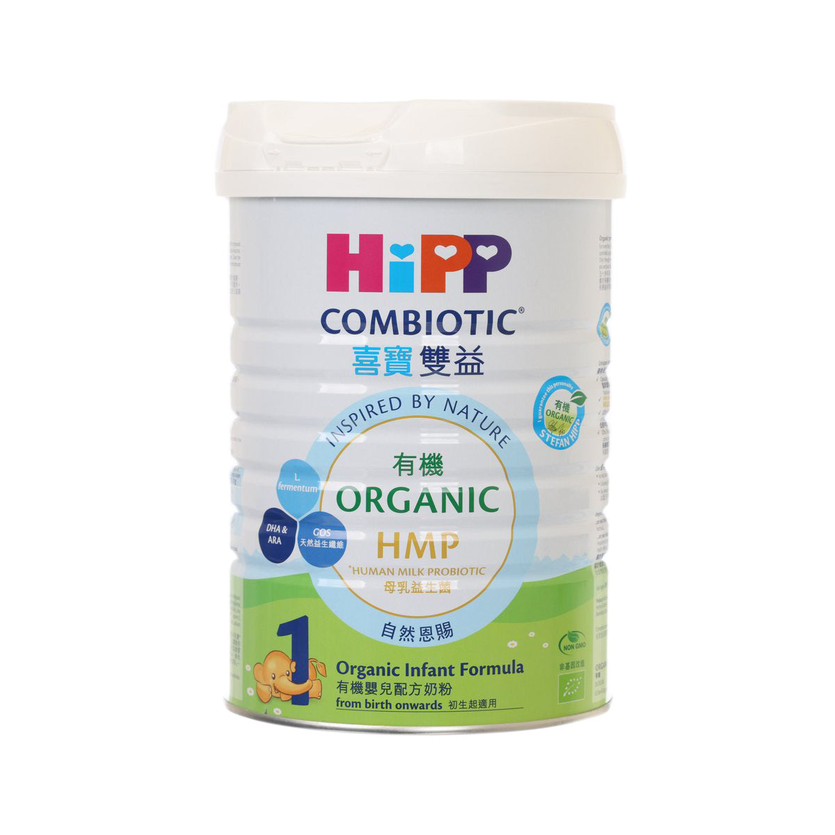 HIPP 有機雙益HMP嬰兒配方奶粉 1號 (800g, 800g)