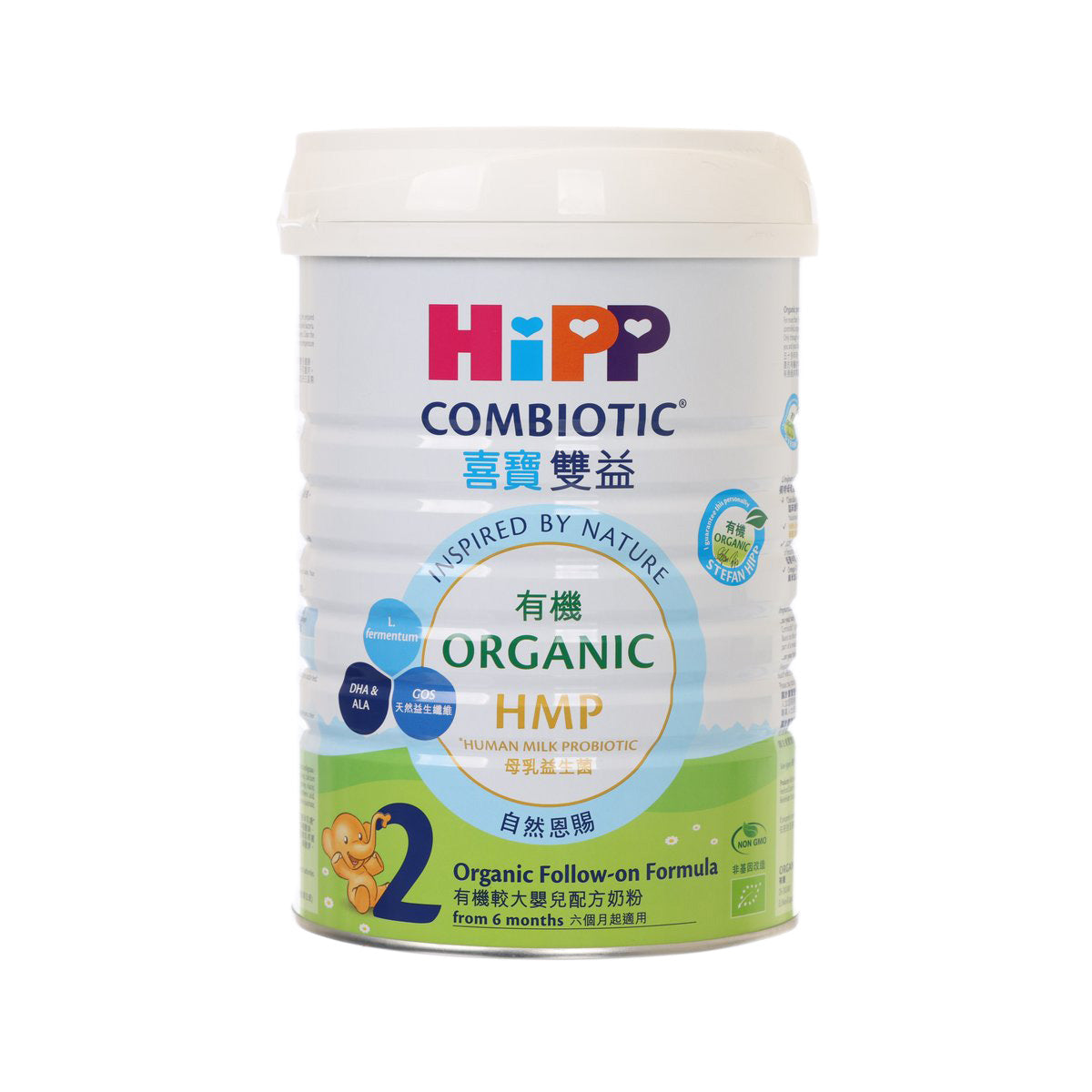 HIPP 有機雙益HMP較大嬰兒配方奶粉 2號 (800g, 800g)