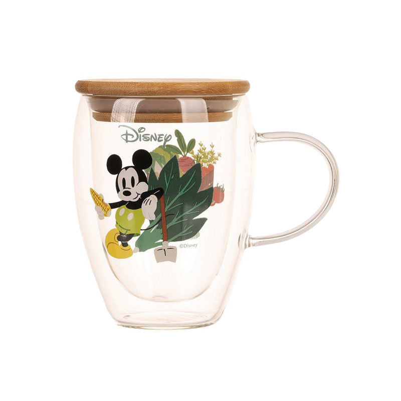 CITYSUPER DISNEY THEMED Double Wall Glass Cup - Mickey