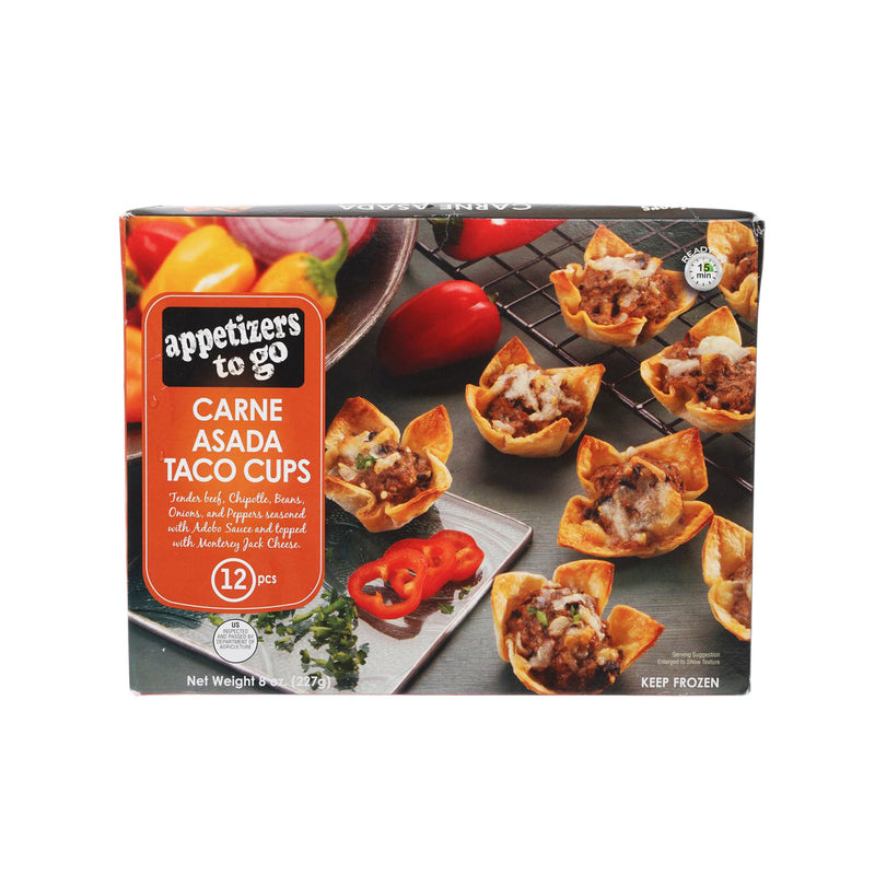 APPETIZERS TO GO Carne Asada Taco Cups  (227g)