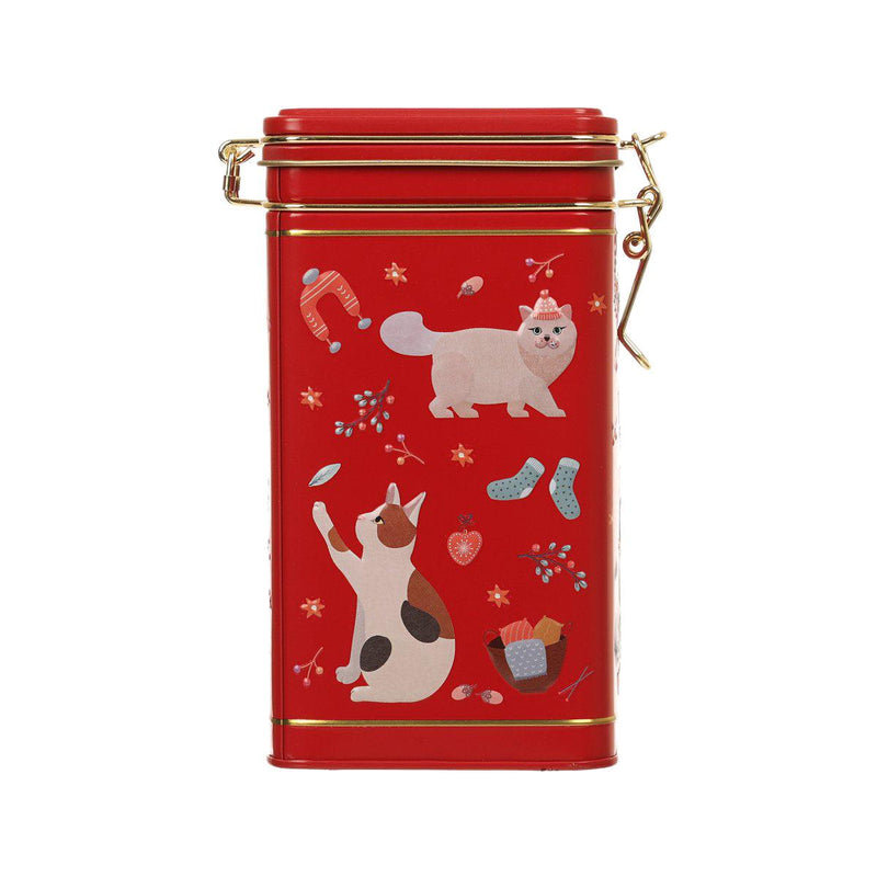 EUREKA Christmas Cat Canister Can (Winter) with Confectionery  (76g)