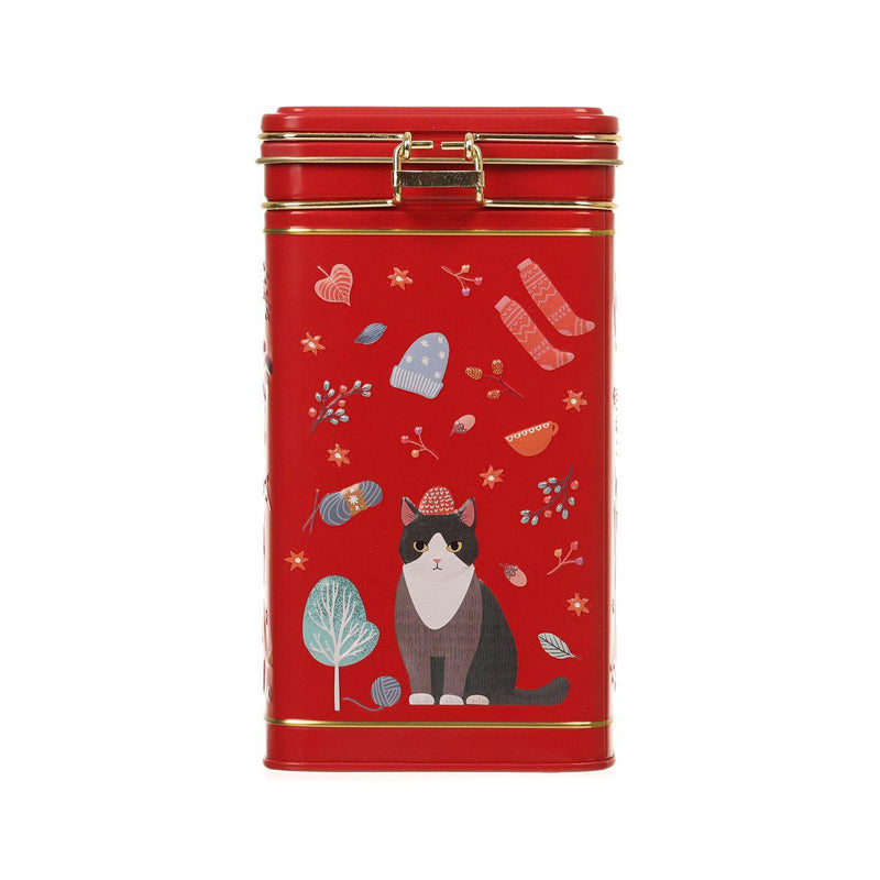 EUREKA Christmas Cat Canister Can (Winter) with Confectionery  (76g)