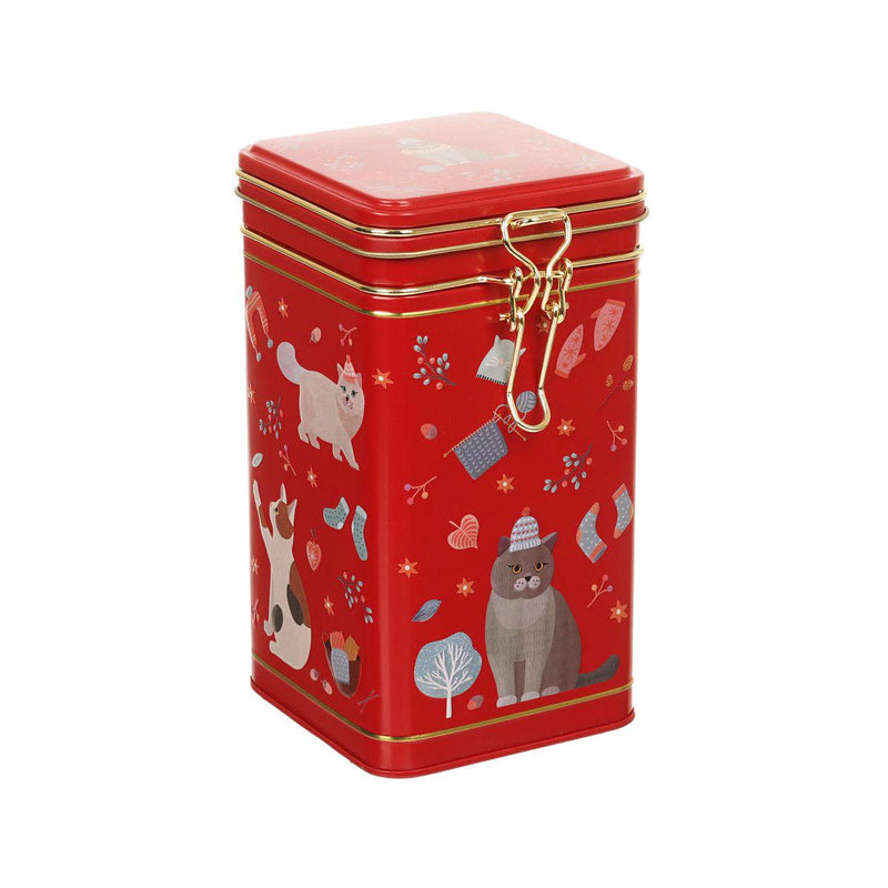 EUREKA Christmas Cat Canister Can (Winter) with Confectionery  (76g)