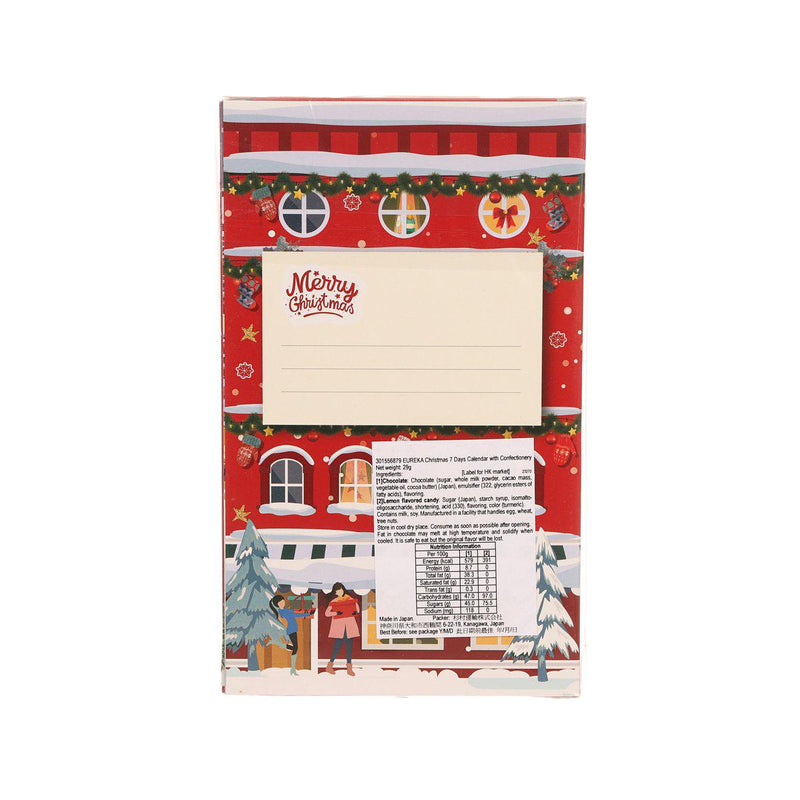 EUREKA Christmas 7 Days Calendar with Confectionery  (29g)