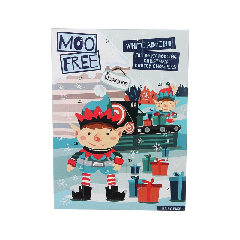 MOO FREE White Chocolate Alternative Advent Calendar  (70g)